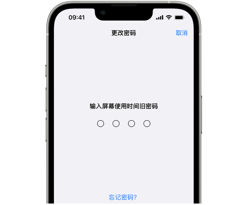 潭门镇iPhone屏幕维修分享iPhone屏幕使用时间密码忘记了怎么办 