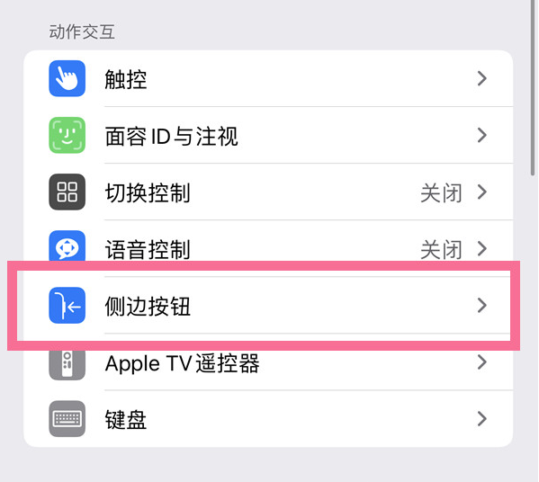 潭门镇苹果14维修店分享iPhone14 Plus侧键双击下载功能关闭方法 