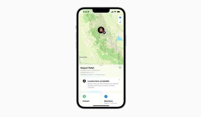 潭门镇苹果14维修分享iPhone14系列中 FindMy功能通过卫星分享位置方法教程 