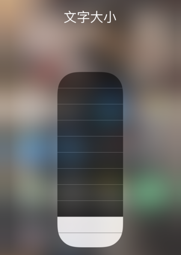 潭门镇苹果手机维修分享小技巧：在 iPhone 控制中心快速调节字体大小 
